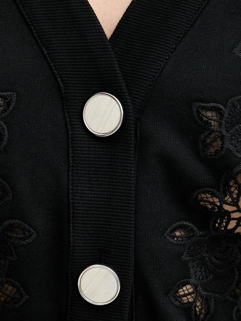 Guess kardigan damski kolor czarny lekki W5GQ11 KCWY1