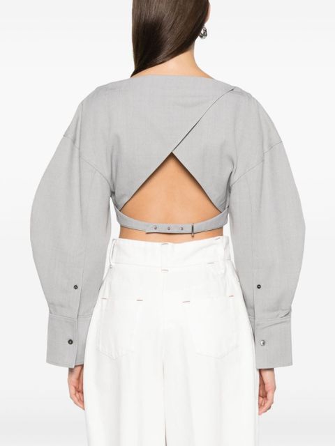 Jacquemus Le Haut Casaco top - Grey