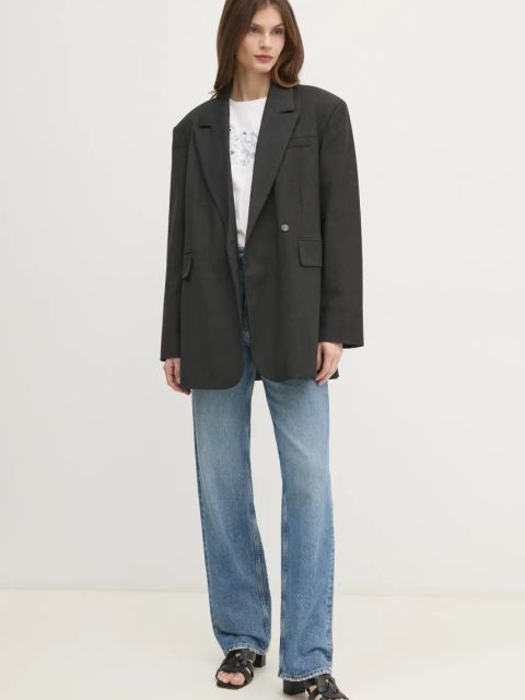 Sisley t-shirt bawełniany damski kolor biały 3096L106T