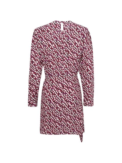 ISABEL MARANT Étoile knot-detail mini dress - Red - zdjęcie produktu nr 2