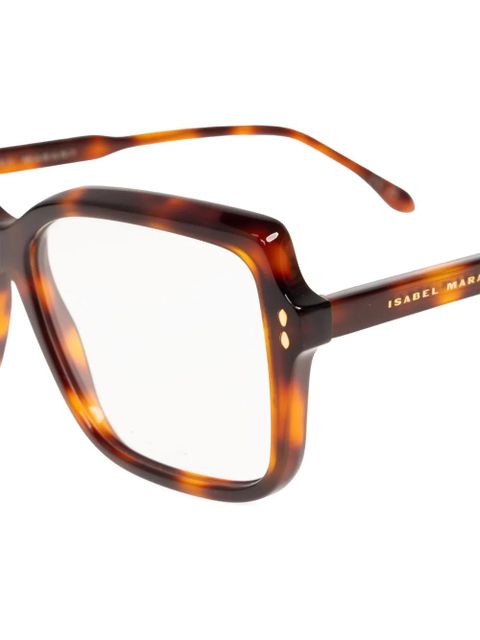 Isabel Marant Eyewear square-frame glasses - Brown
