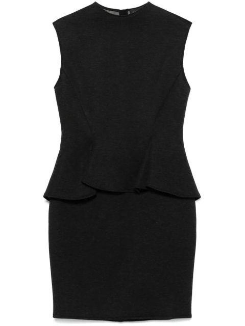 Lanvin peplum-waist mini dress - Grey - zdjęcie produktu nr 1