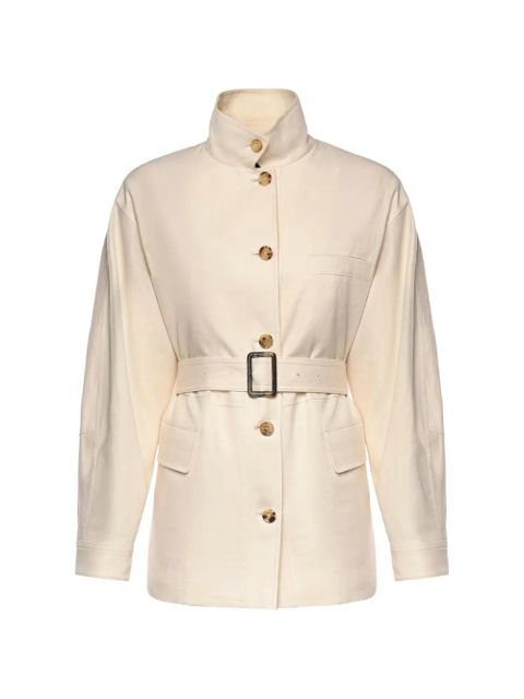 Loro Piana Lismore belted jacket - Neutrals - zdjęcie produktu nr 1