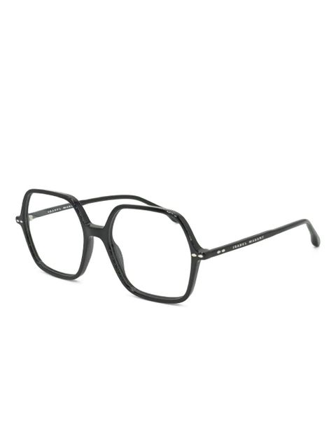 Isabel Marant Eyewear square-frame glasses - Black - zdjęcie produktu nr 2