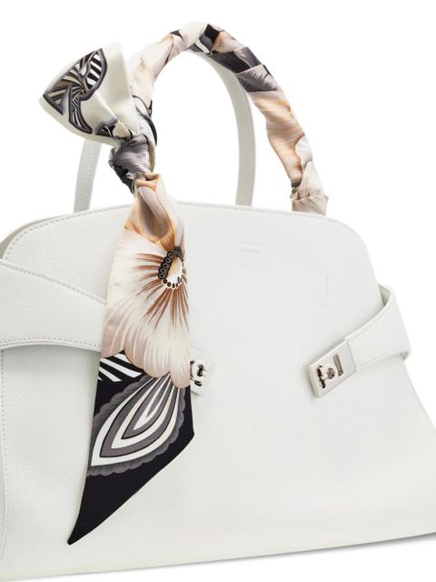 Ferragamo Brezza motif silk bandeau - Neutrals