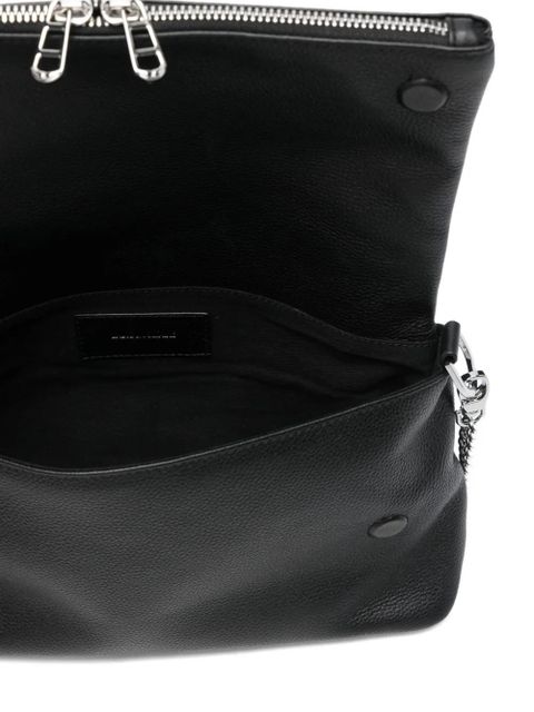 Zadig&Voltaire Rock crystal-wing shoulder bag - Black