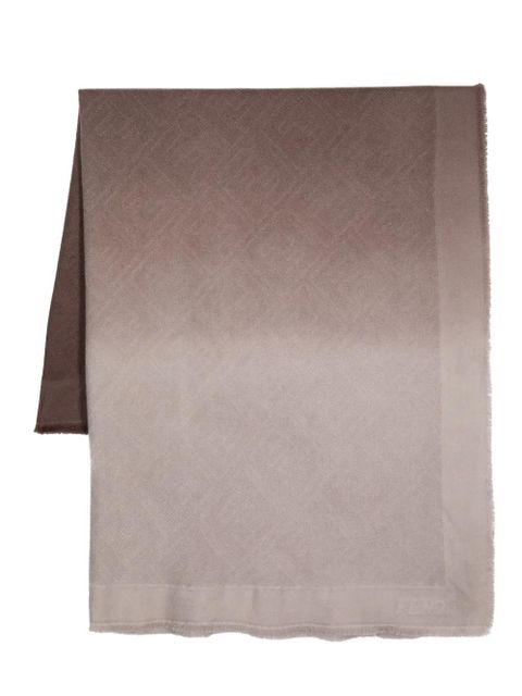 FENDI FF scarf - Brown - zdjęcie produktu nr 1