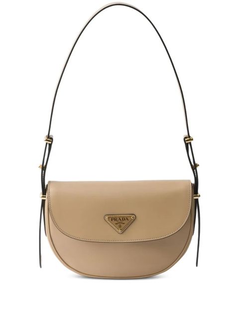 Prada Arqué leather shoulder bag - Neutrals - zdjęcie produktu nr 1