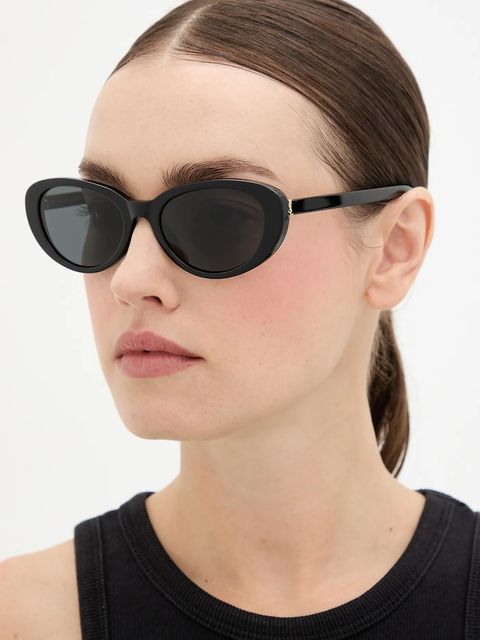 Saint Laurent okulary przeciwsłoneczne damskie kolor czarny SL M154 - zdjęcie produktu nr 1