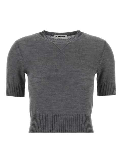 Jil Sander wool T-shirt - Grey - zdjęcie produktu nr 1
