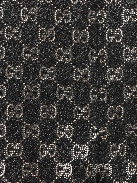 Gucci logo-patterned shorts - Black