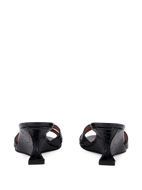 Paris Texas Nina criss-cross sandals - Black