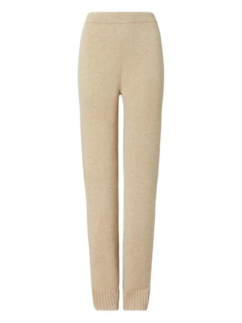 Tory Burch wool track pants - Neutrals