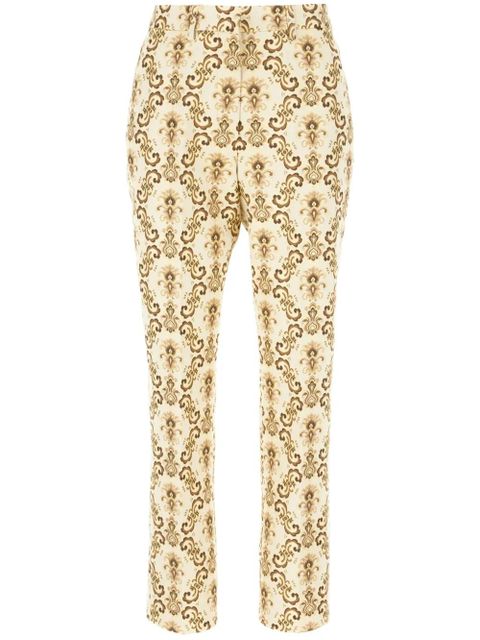 ETRO embroidered pants - Neutrals - zdjęcie produktu nr 1