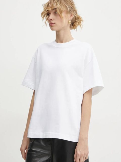 Filippa K t-shirt bawełniany damski kolor biały 30648