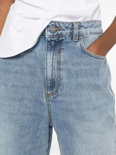 Róhe belt-loops shorts - Blue