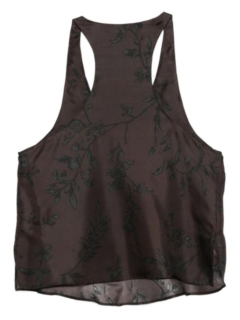 Alysi floral-jacquard top - Brown - zdjęcie produktu nr 2