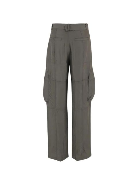 The Frankie Shop buckle-belt cargo trousers - Grey - zdjęcie produktu nr 2