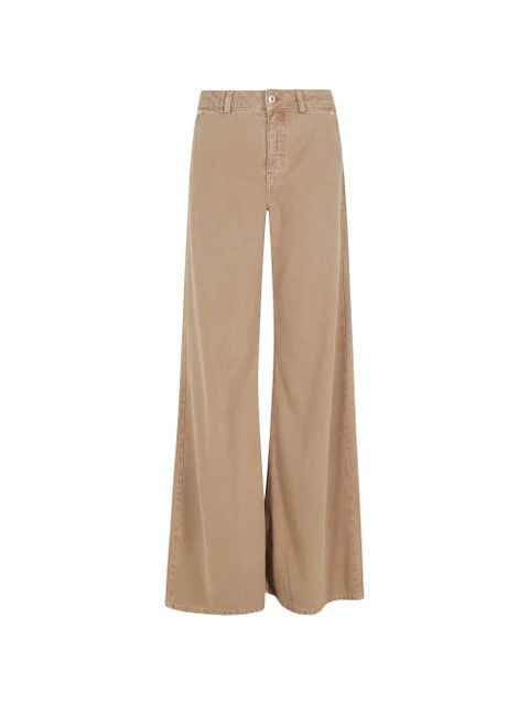 Blumarine button wide-leg jeans - Neutrals - zdjęcie produktu nr 1