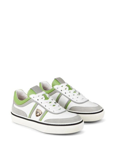 Tod's Automobili Lamborghini logo-debossed low-top sneakers - White - zdjęcie produktu nr 2