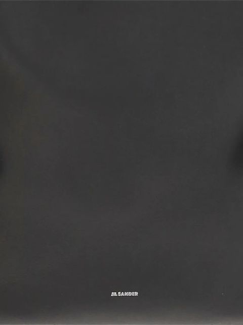 Jil Sander leather shoulder bag - Black