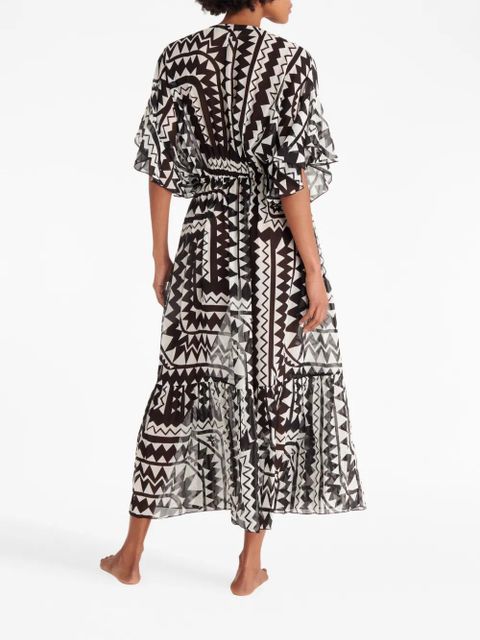 ERES Rivage silk midi dress - Black - zdjęcie produktu nr 2