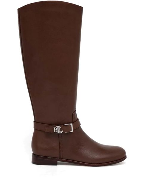 Lauren Ralph Lauren Brooke leather boots - Brown - zdjęcie produktu nr 1