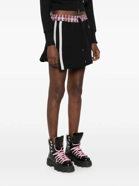Vivienne Westwood stripe-trim mini skirt - Black