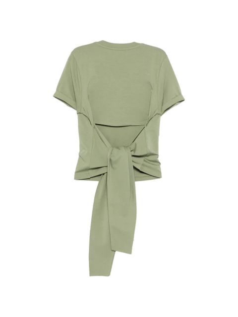 Ba&Sh tie-back cut-out T-shirt - Green - zdjęcie produktu nr 2