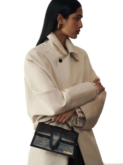 Jacquemus La Casa leather flap tote bag - Black - zdjęcie produktu nr 2