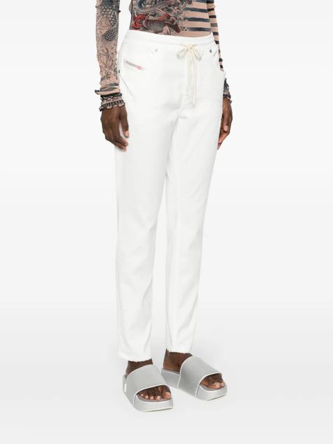 Diesel 2031 D-Krailey distressed-finish boyfriend jeans - White