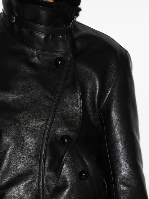 ISABEL MARANT Briyana leather jacket - Black