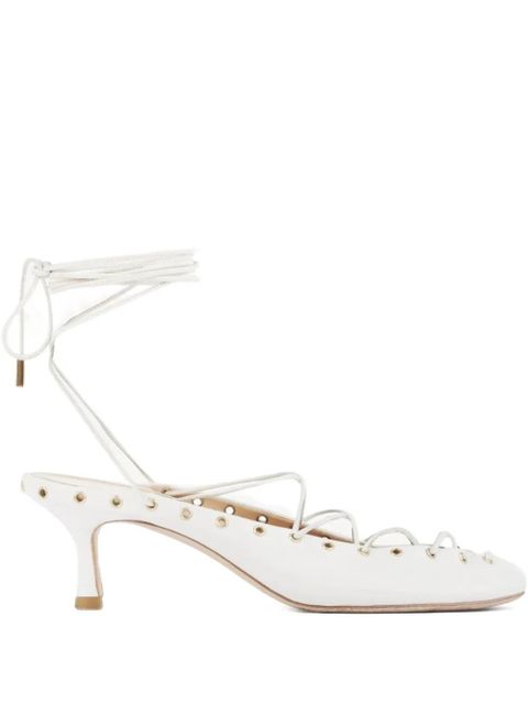Chloé 60mm Ghillies lace-up pumps - White - zdjęcie produktu nr 1
