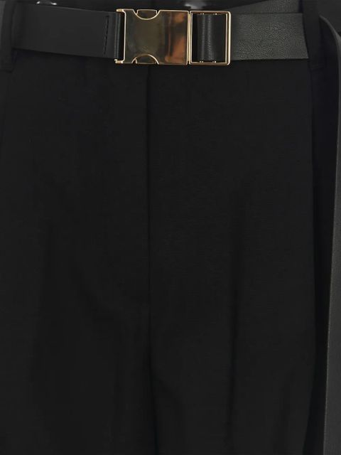 Max Mara buckle-fastening pleated trousers - Black - zdjęcie produktu nr 2