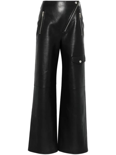 Nanushka leather trousers - Black - zdjęcie produktu nr 1