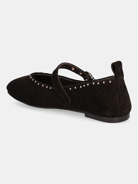 Answear.LAB baleriny zamszowe kolor brązowy