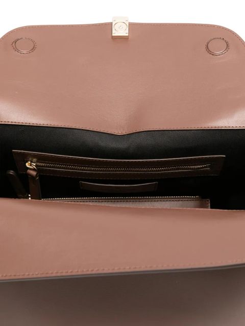 LouLou de Saison flap-closure shoulder bag - Brown