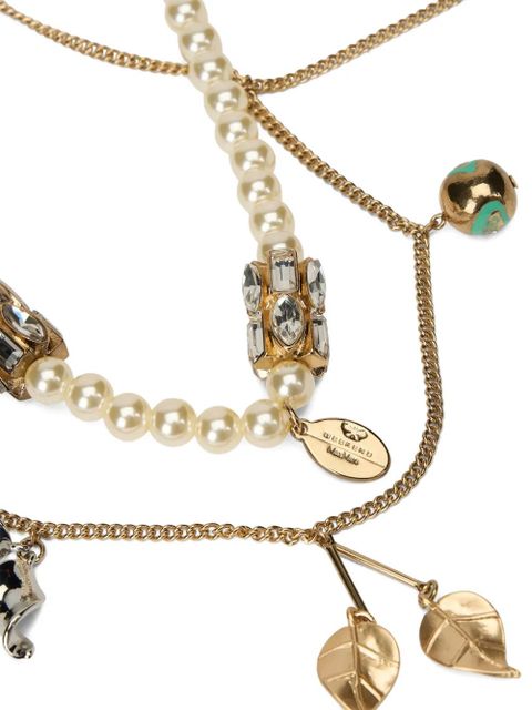 Weekend Max Mara polish-finish necklace - Gold