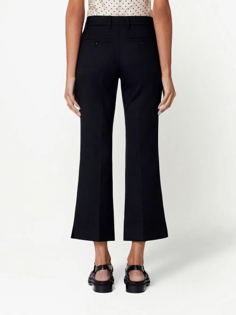 AMI Paris cropped flared trousers - Black - zdjęcie produktu nr 2
