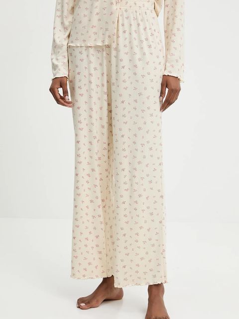 Answear.LAB piżama damska kolor beżowy