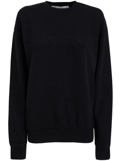 JW Anderson embroidered-logo sweatshirt - Black - zdjęcie produktu nr 1
