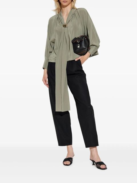 Max Mara pleat-detail trousers - Black - zdjęcie produktu nr 2