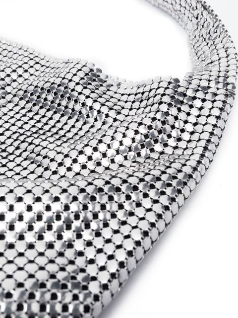 Rabanne Pixel metallic tote bag - Silver