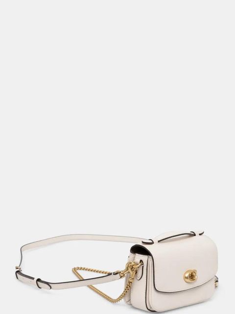 Coach torebka skórzana Cassie kolor beżowy CW565 - zdjęcie produktu nr 2