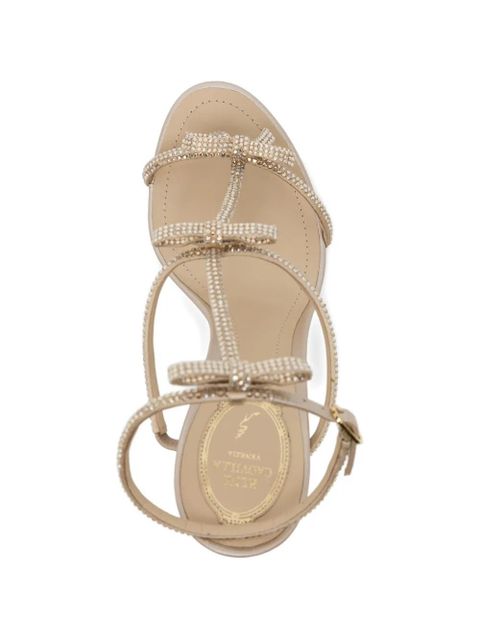 René Caovilla 105mm Caterina sandals - Neutrals