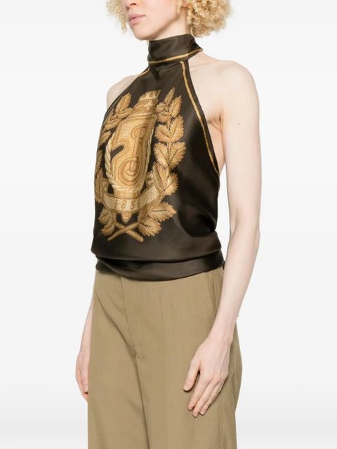 Burberry halterneck top - Green - zdjęcie produktu nr 2