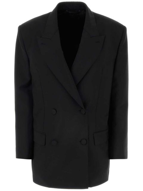 Givenchy double-breasted wool-blend blazer - Black - zdjęcie produktu nr 1