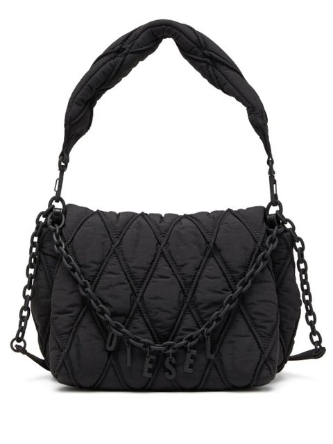 Diesel medium Charm-D shoulder bag - Black - zdjęcie produktu nr 1