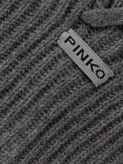 Pinko kominiarka wełniana kolor szary 104494 A2Z1 - zdjęcie produktu nr 2