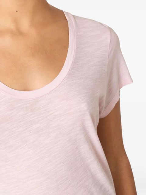 American Vintage Jacksonville short-sleeve scoop-neck T-shirt - Pink